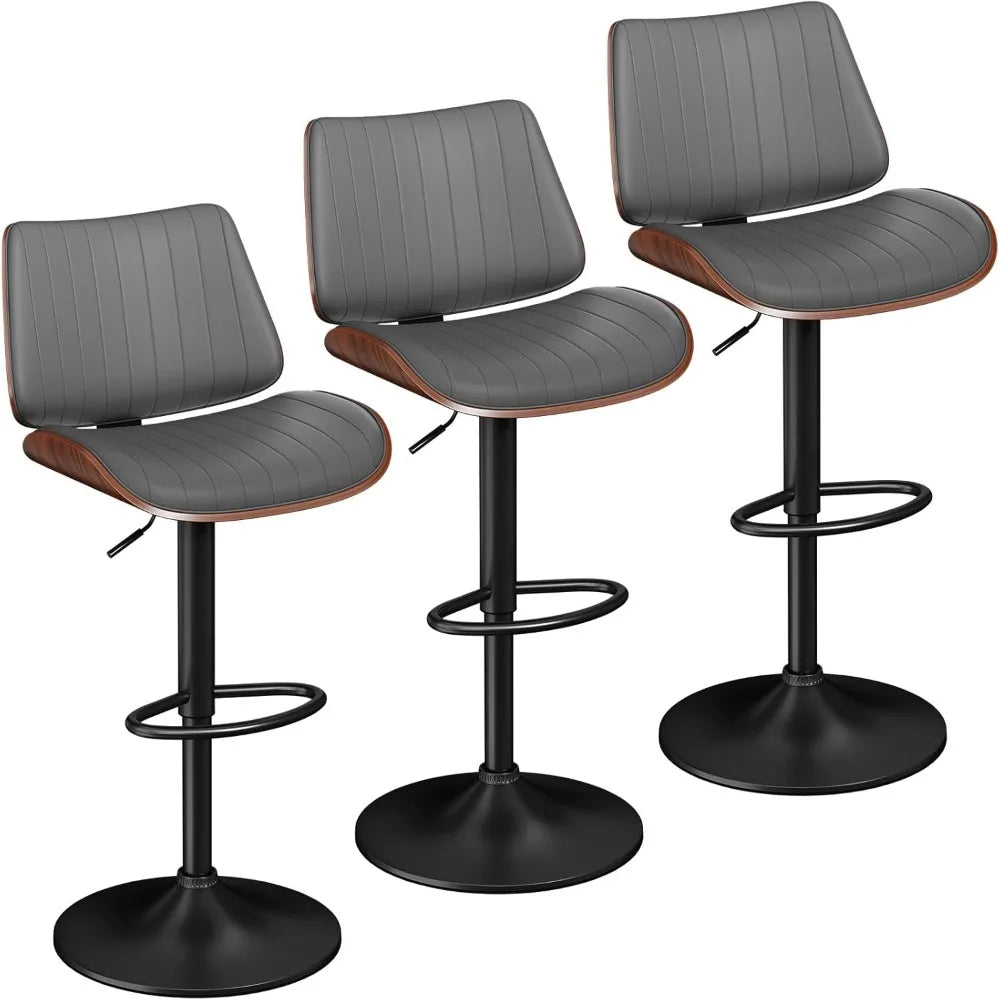 Modern Swivel Bar Stools Set of 2 for Kitchen Island