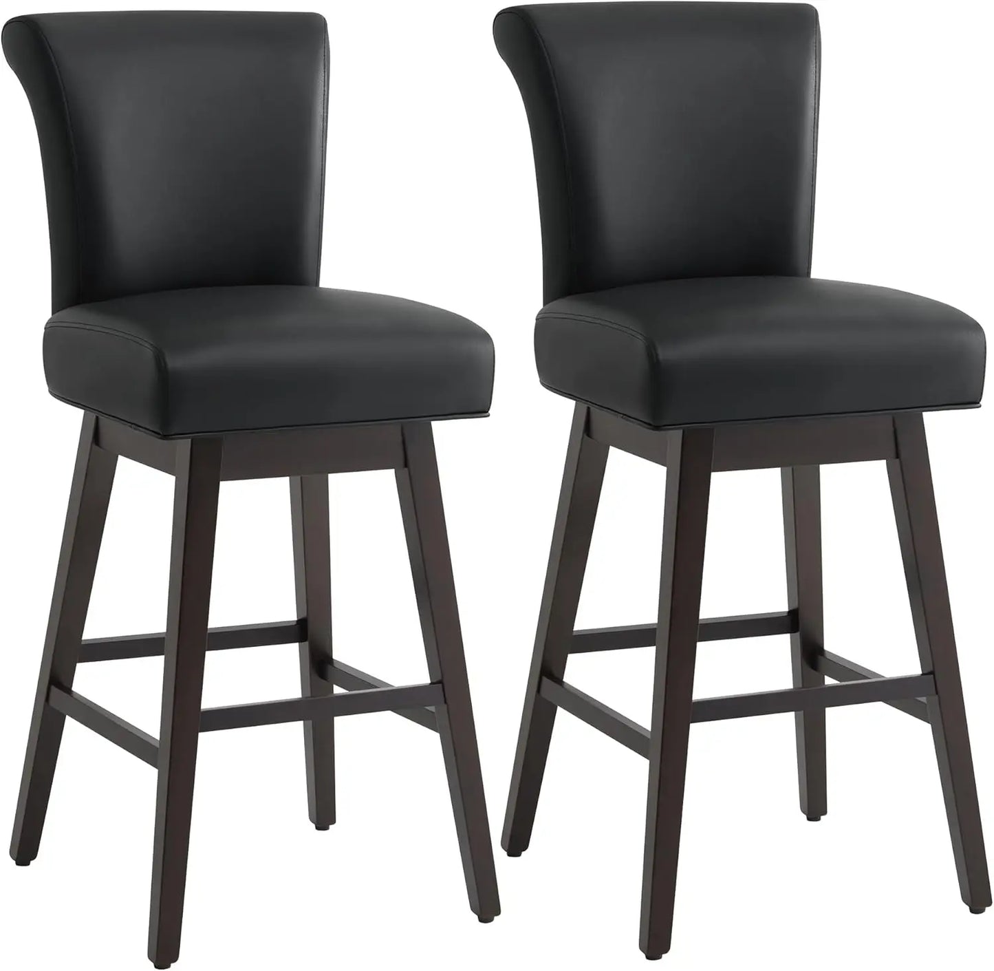 Modern Swivel Bar Stools Set of 2 for Stylish Kitchens