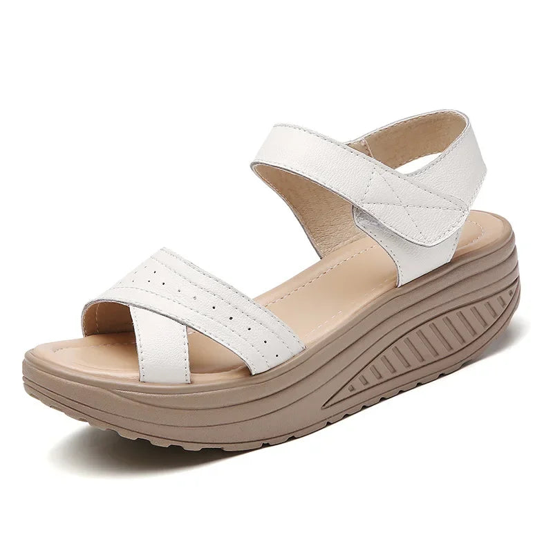 Yaerni Women Wedge Sandals Elegant Summer Footwear Comfort