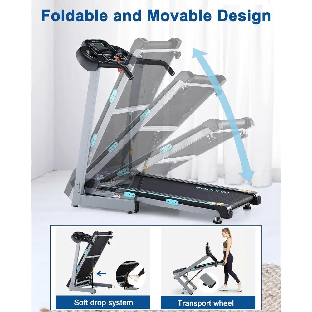 ZUIYU Treadmill Auto Incline Eight Point Five MPH Folding
