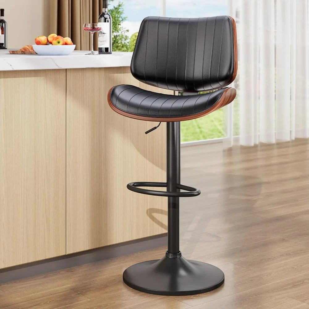 Modern Swivel Bar Stools Set of 2 for Kitchen Island