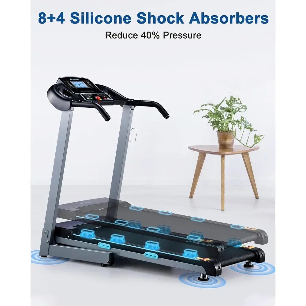 ZUIYU Treadmill Auto Incline Eight Point Five MPH Folding