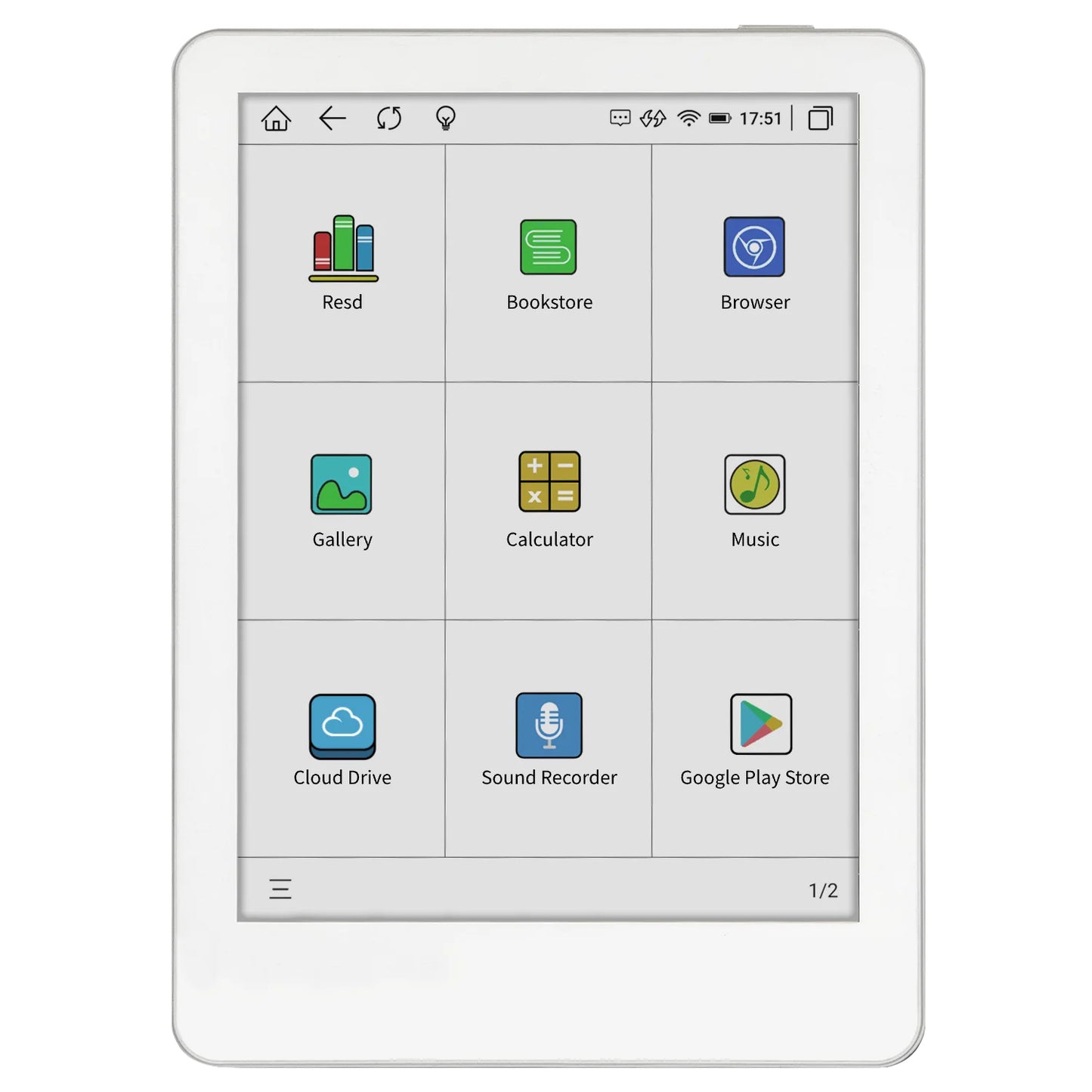 Meebook M6C Colorful Ereader with 6 Inch Display for Readers