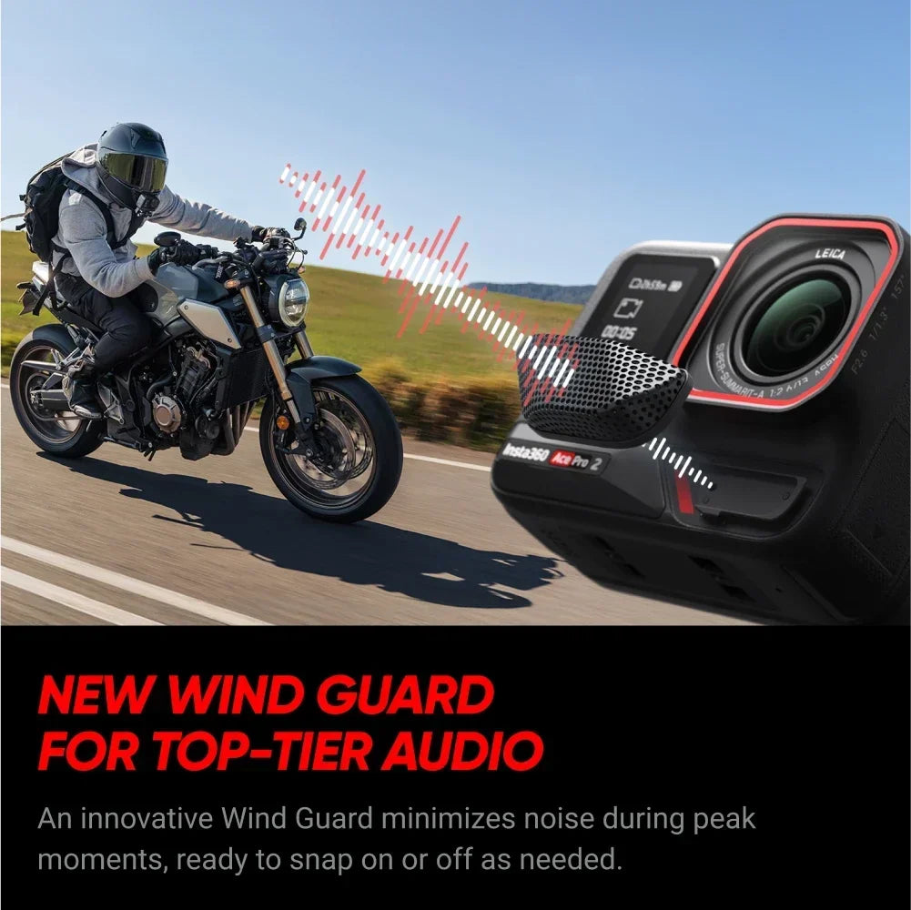 Lapgood Insta360 ACE PRO 2 Action Camera Bundle With Tripod