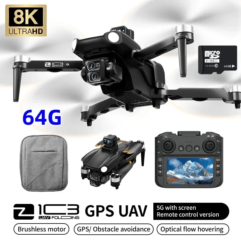 Z103 Pro Max Camera Drone 8K GPS 5G WiFi FPV UAV