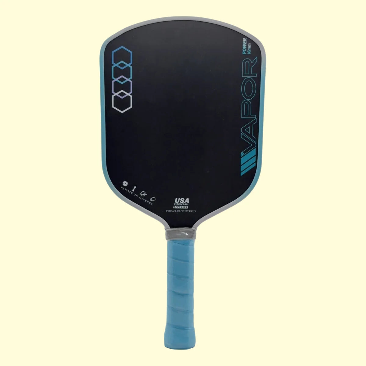 SONGYI Pickleball Paddles Highly Resilient T700 Carbon Fiber 16mm Core Racket Comfortable Grip Reduces Arm Fatigue USA Approved