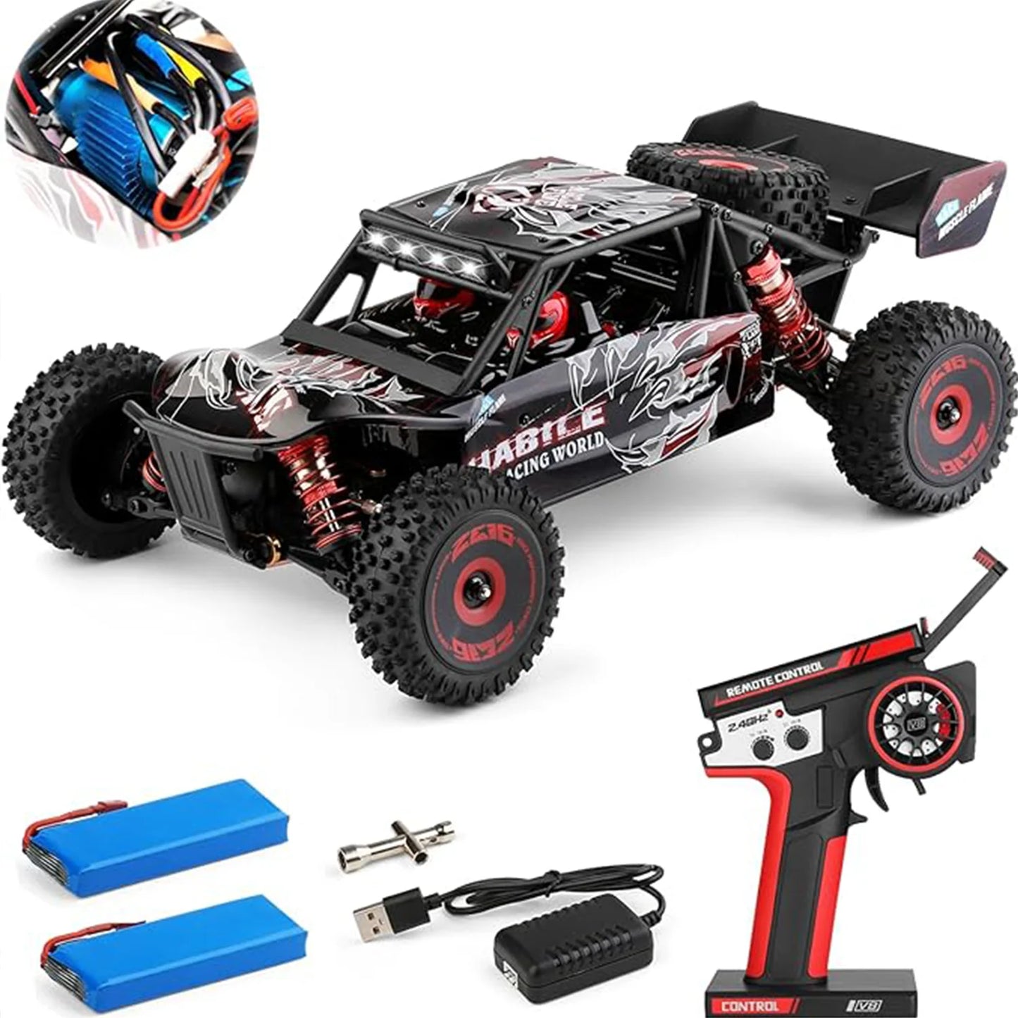 WLtoys 124016 V2 Fast Brushless RC Car With ESC Pro
