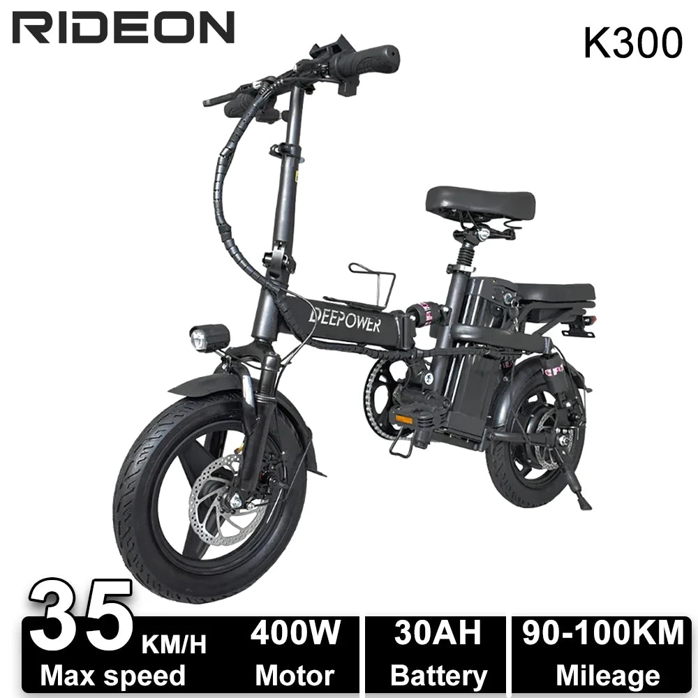 DeePower Foldable Electric Bicycle 400W 48V City Commuter