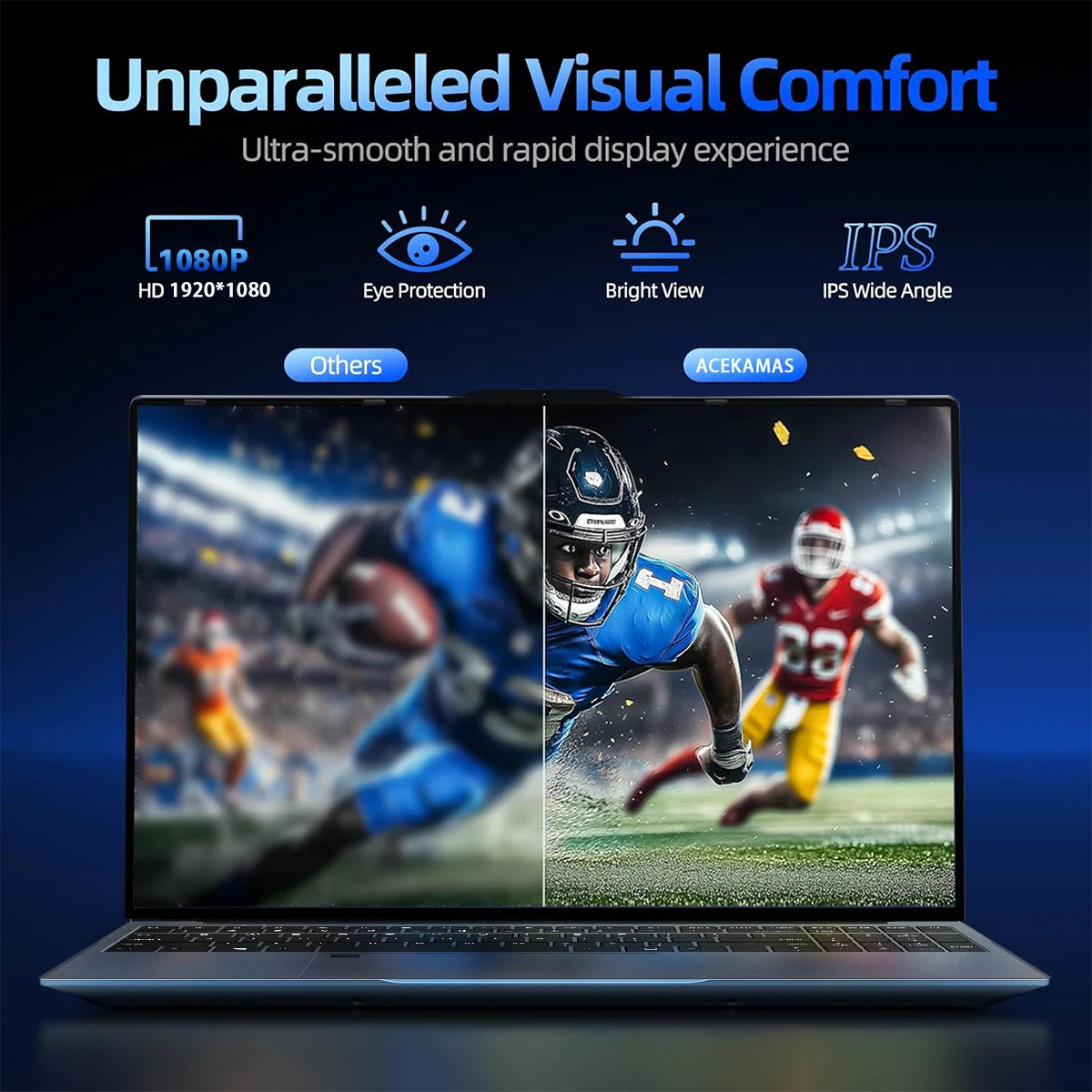 ACEKAMAS Core I3 6100U Laptop 16GB DDR4 1TB SSD Notebook