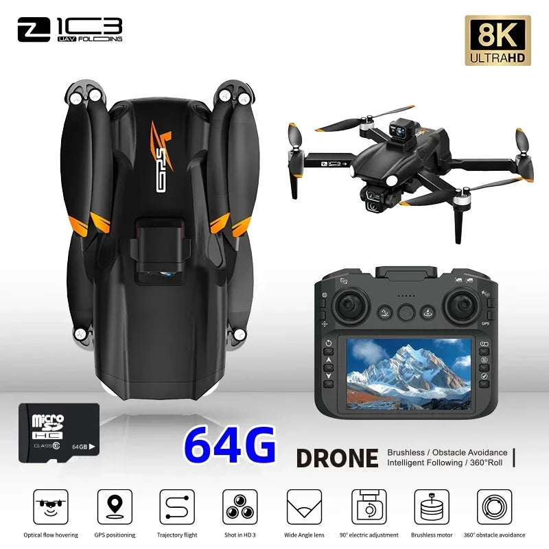 Z103 Pro Max Camera Drone 8K GPS 5G WiFi FPV UAV