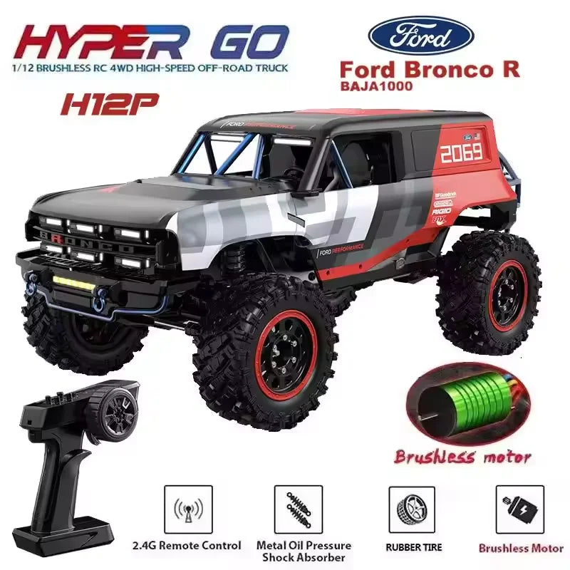 BEYONDSKYCE MJX H12P Brushless High Speed RC Car RTR