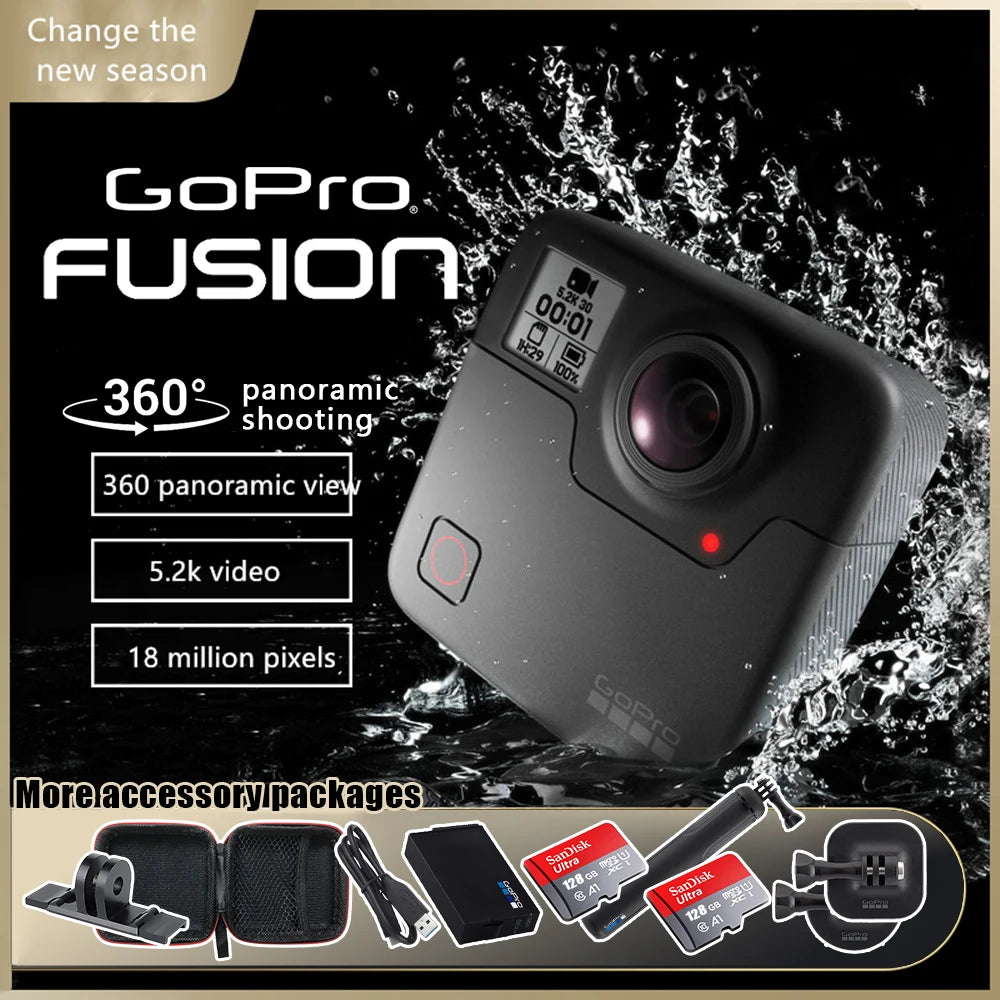 GoPro Fusion 360 Degree Action Camera for Professionals