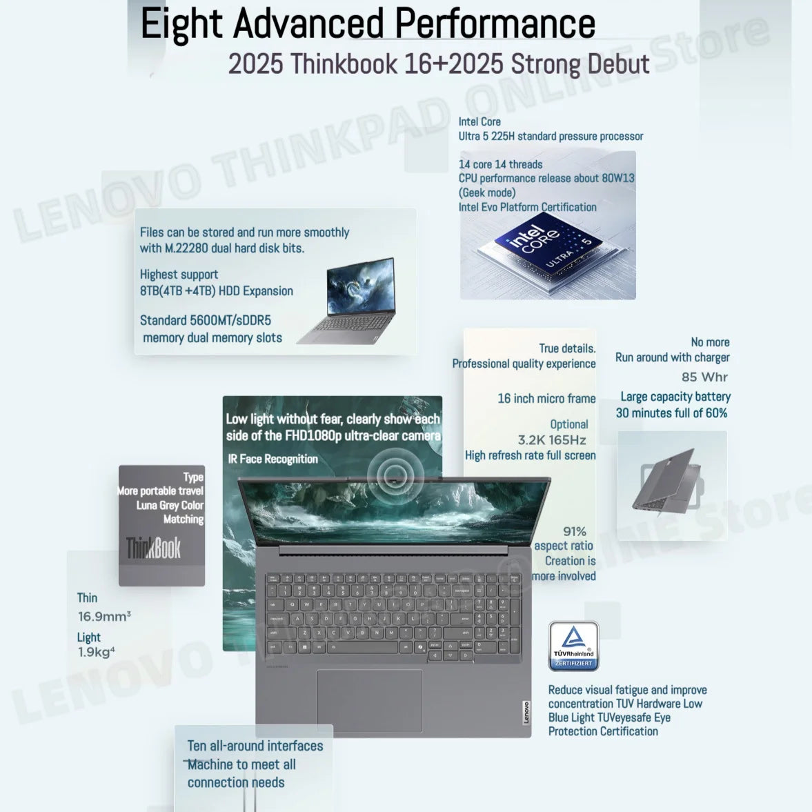 Lenovo ThinkBook Series Laptop For Professionals All Day