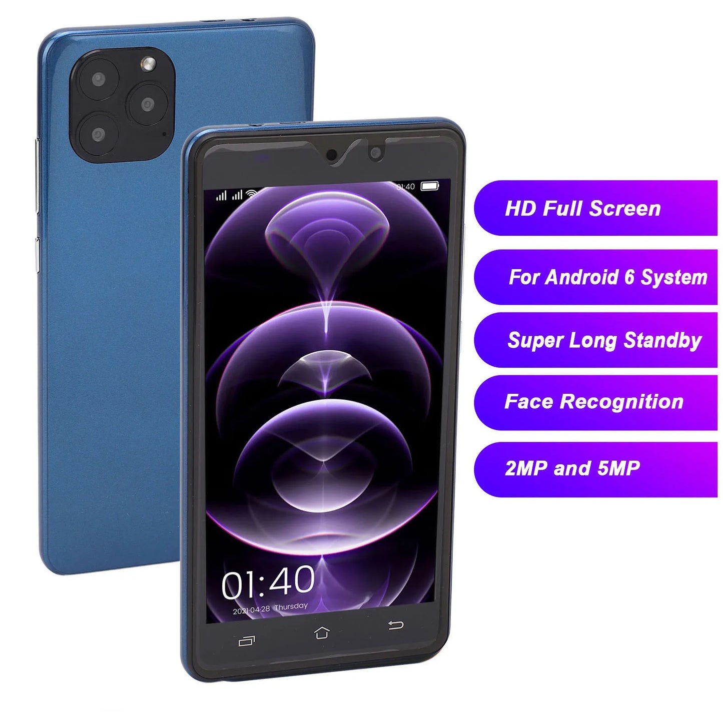 IP13 Pro Unlocked Cell Phone with Face Recognition for Work