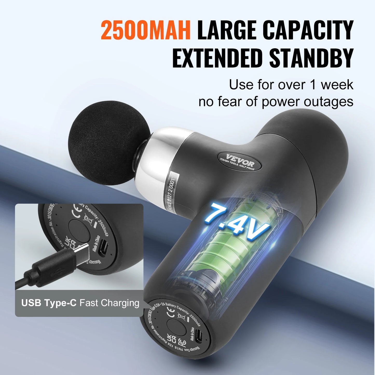 Vevor Mini Massage Gun Deep Tissue Percussion Therapy