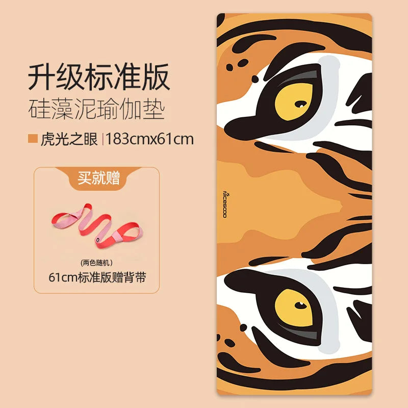 Hign Concerned Pilates Yoga Mat Diatomite Anti Slip Fitness Mat