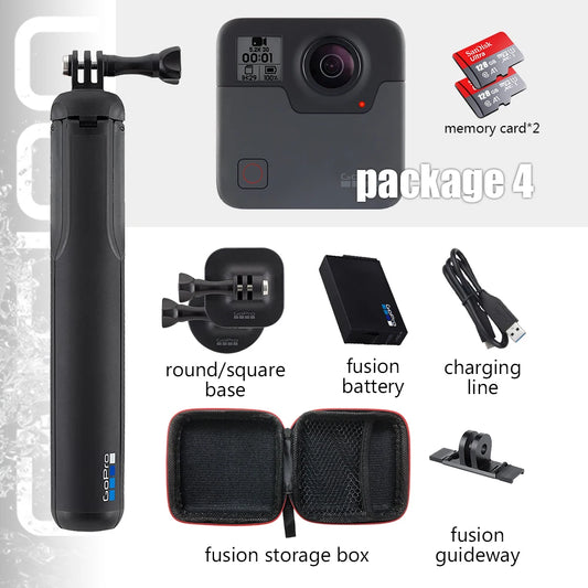 GoPro Fusion 360 Degree Omnidirectional Sports Camera 5.2K