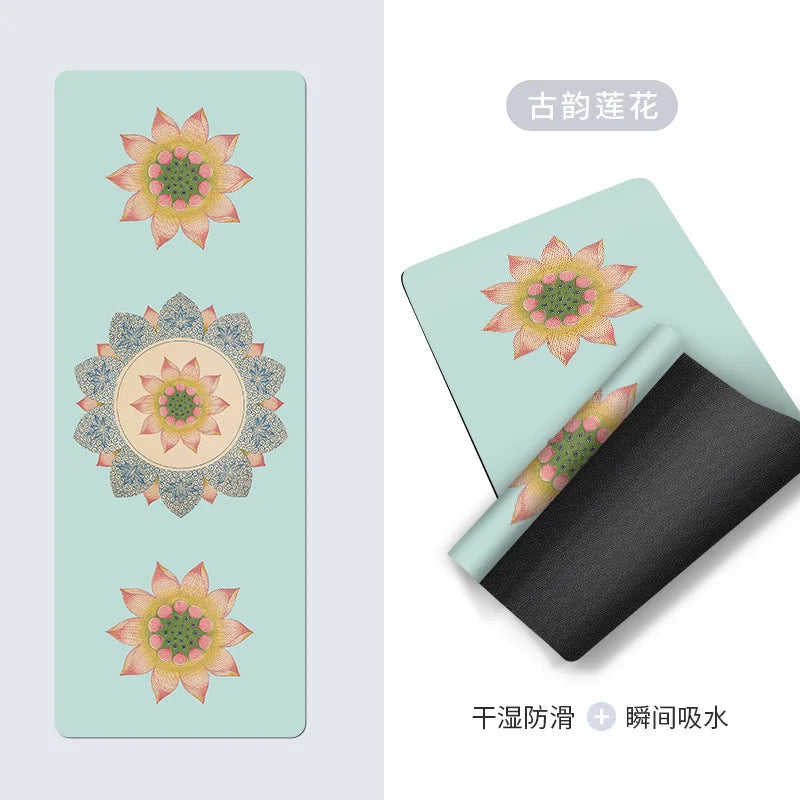 Hign Concerned Sport Yoga Mat Anti Slip Moisture Wicking