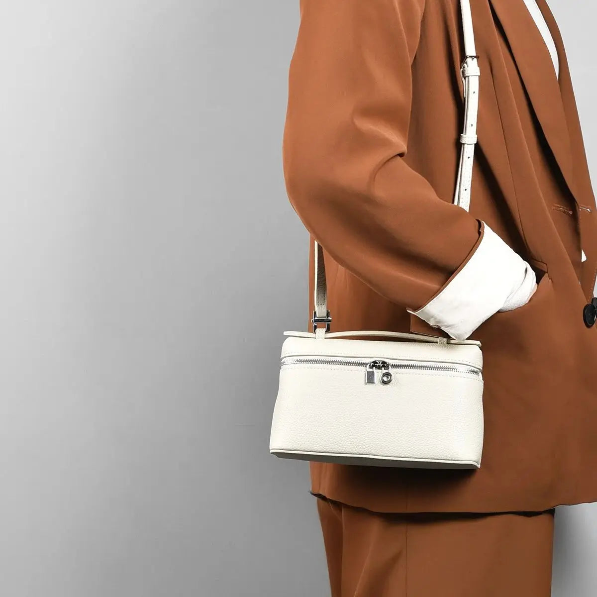 MENDY Leather Crossbody Bag Women Designer Luxury Purse