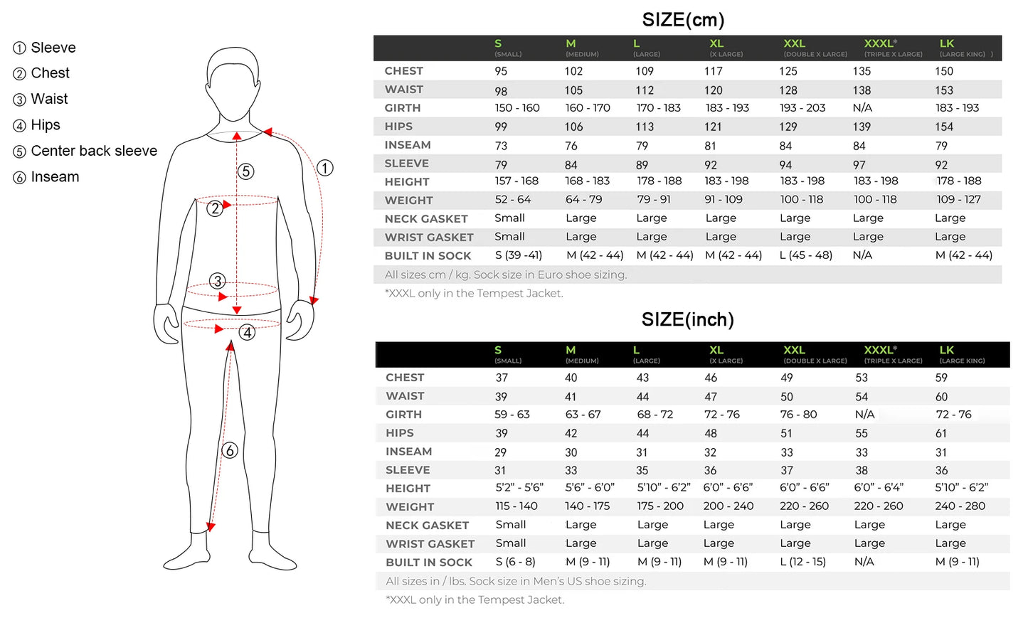 Men's 3-Layer Waterproof Kayak Dry Suit by LKVERC