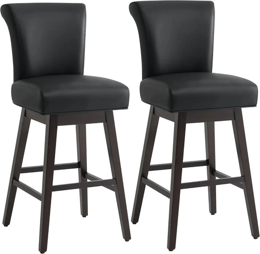 Modern Swivel Bar Stools Set of 2 for Stylish Kitchens