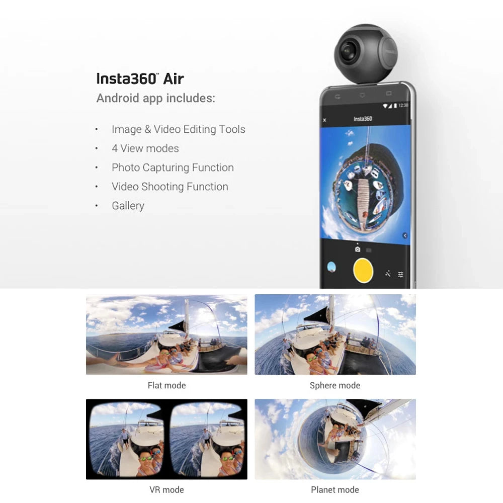 VAYIKE Air Mini 360 Camera for Android Phones Share