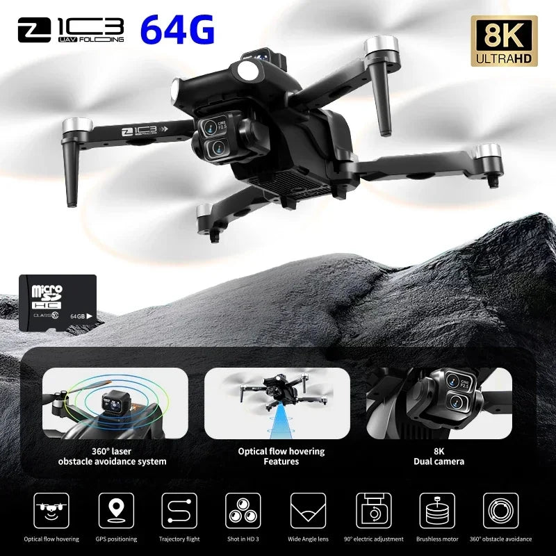 Z103 Pro Max Camera Drone 8K GPS 5G WiFi FPV UAV