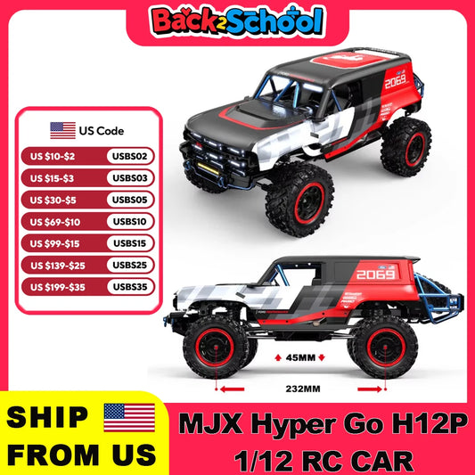 BEYONDSKYCE MJX H12P Brushless High Speed RC Car RTR