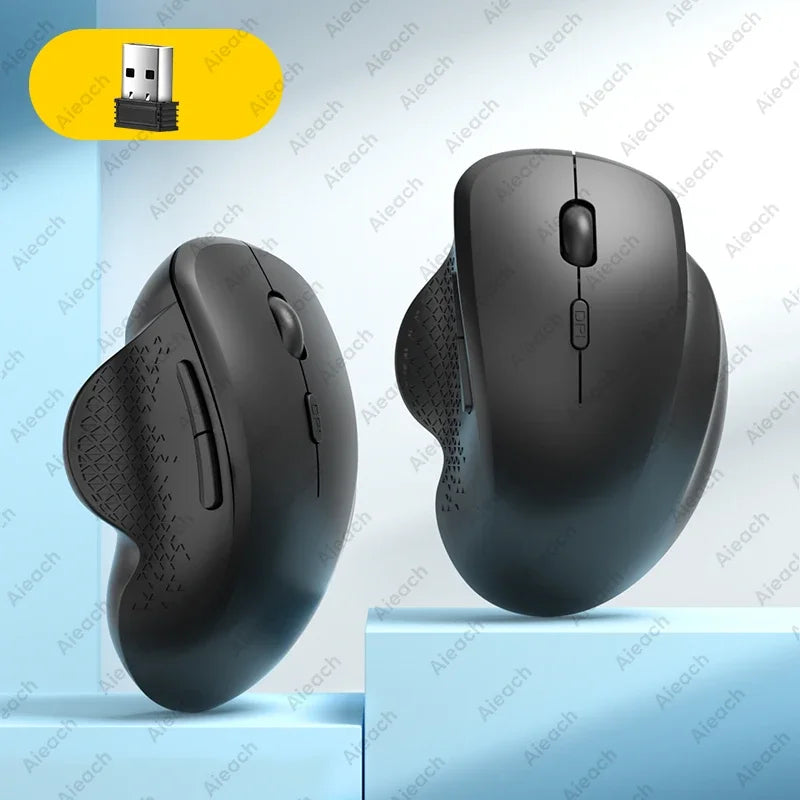 GUIG Wireless Bluetooth Mouse Ergonomic Design for Laptops