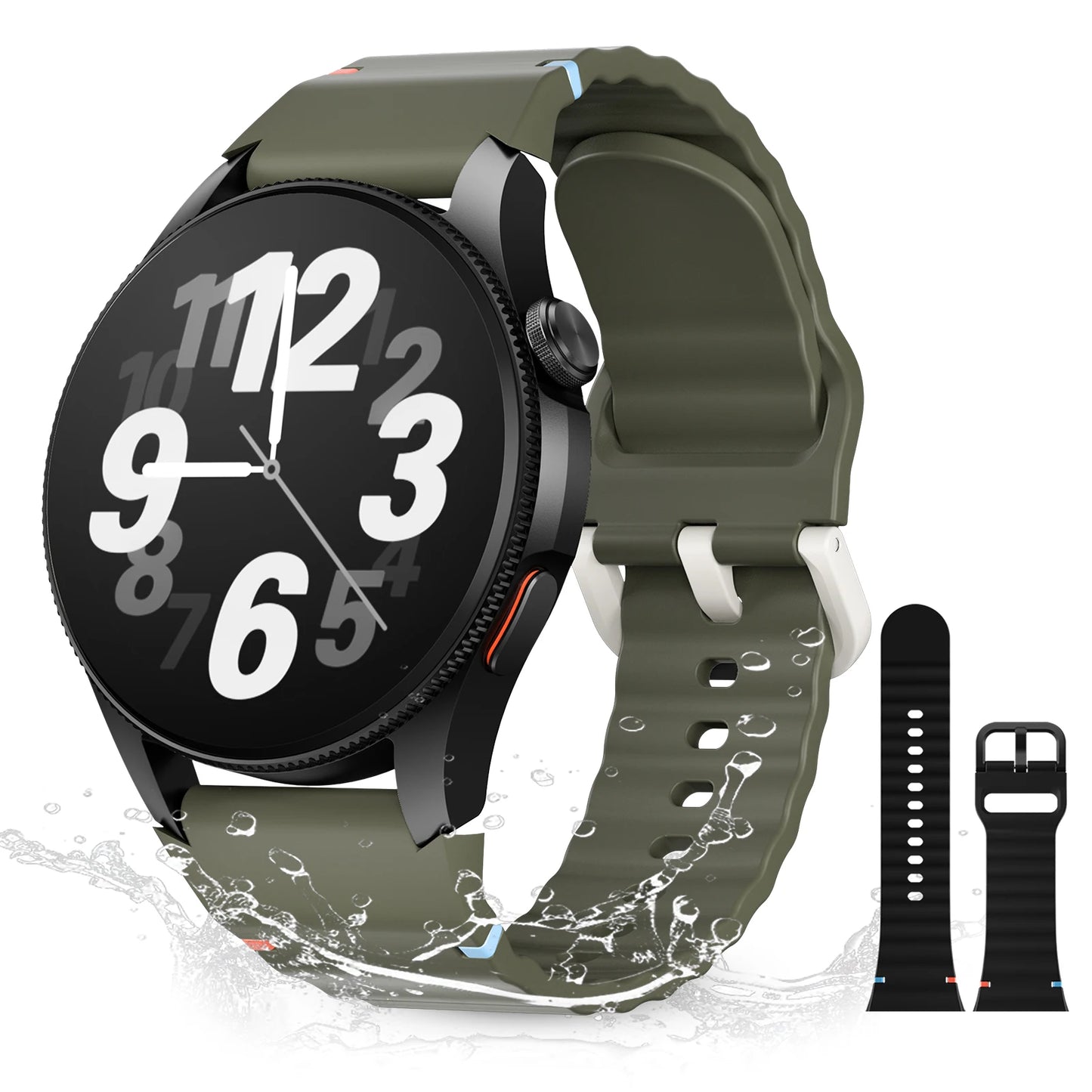 Aurafit AMOLED GPS Smartwatch For Men With Heart Rate