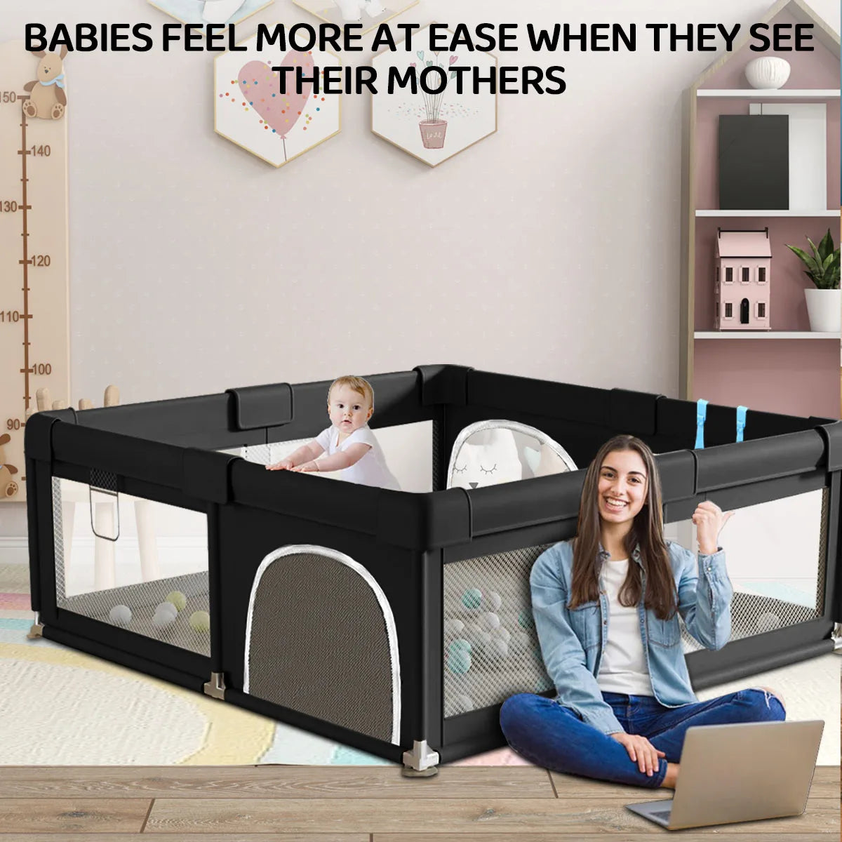 Children's Foam Safety Playpen by NoEnName