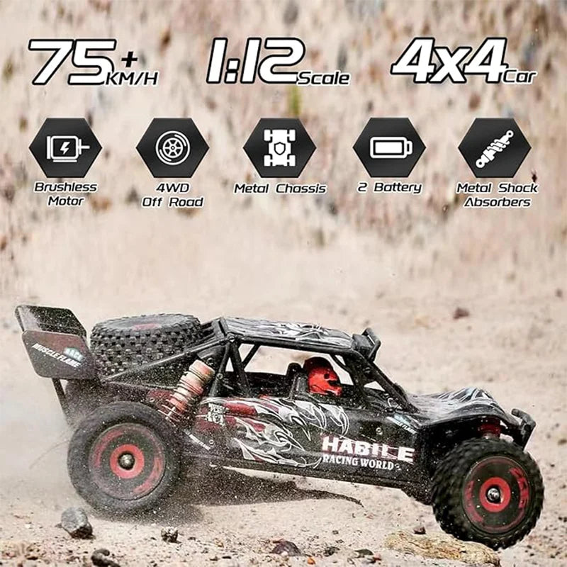 WLtoys 124016 V2 Fast Brushless RC Car With ESC Pro
