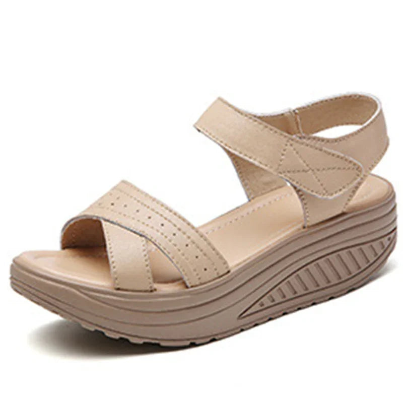 Yaerni Women Wedge Sandals Elegant Summer Footwear Comfort