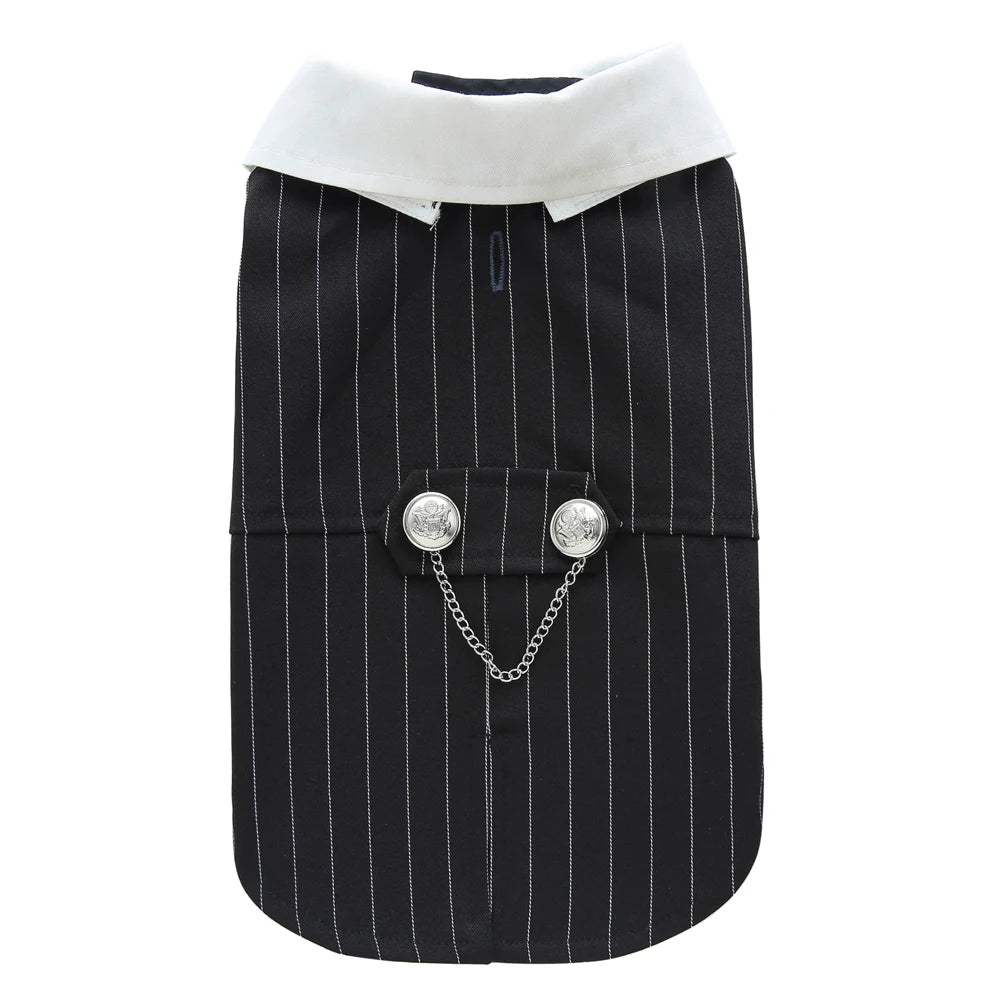 Tuxedo Dog Costume Formal Wedding Apparel for Pets