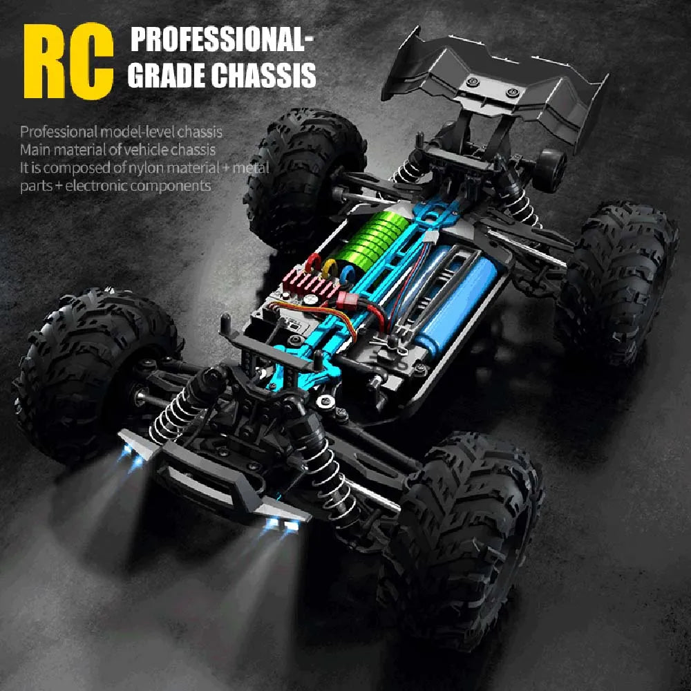 Teeggi 16101 16102 Pro High Speed RC Car 4WD LED Off Road