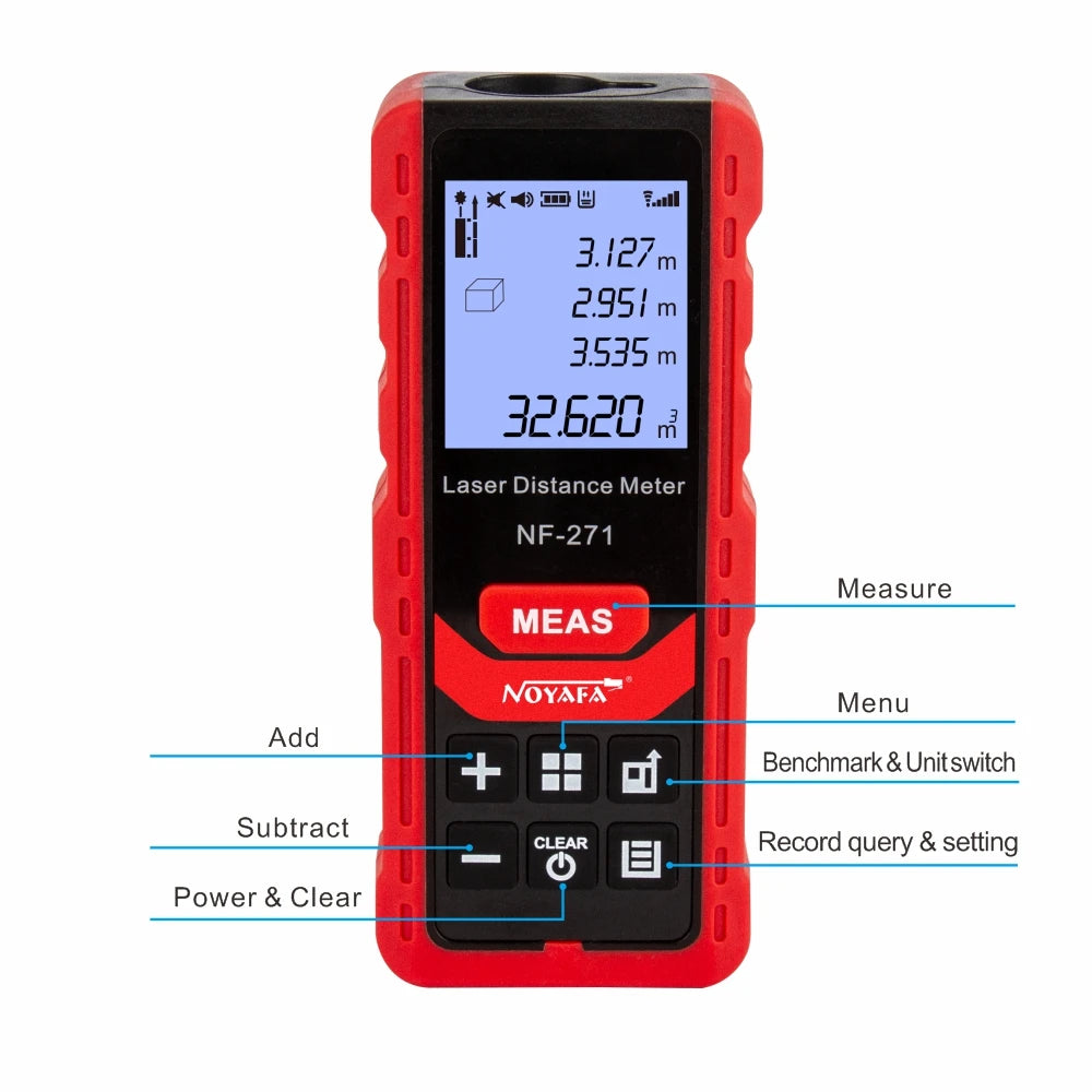 Noyafa NF-271 Laser Distance Meter Accurate Measurement Tool