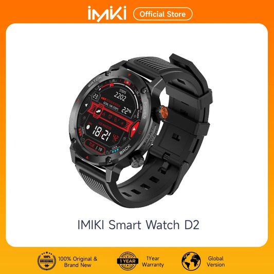 Imiki D2 Smartwatch With Super Retina Display For Men