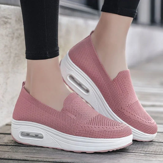 Breathable Sports Shoes For Women by Shangkaka Comfortable Fit