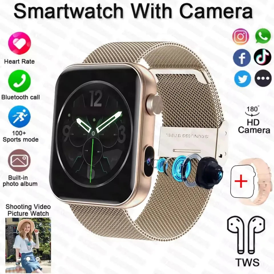 ZYKEXUAN Smart Watch Heart Rate IP68 Fitness Tracker