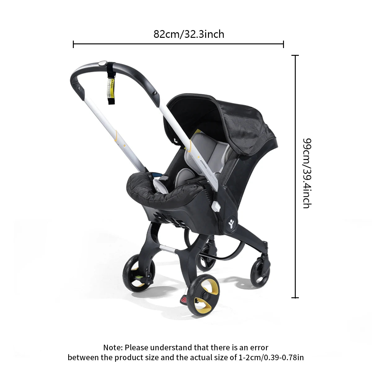 Four Wheel Adjustable Foldable Baby Stroller For Newborns