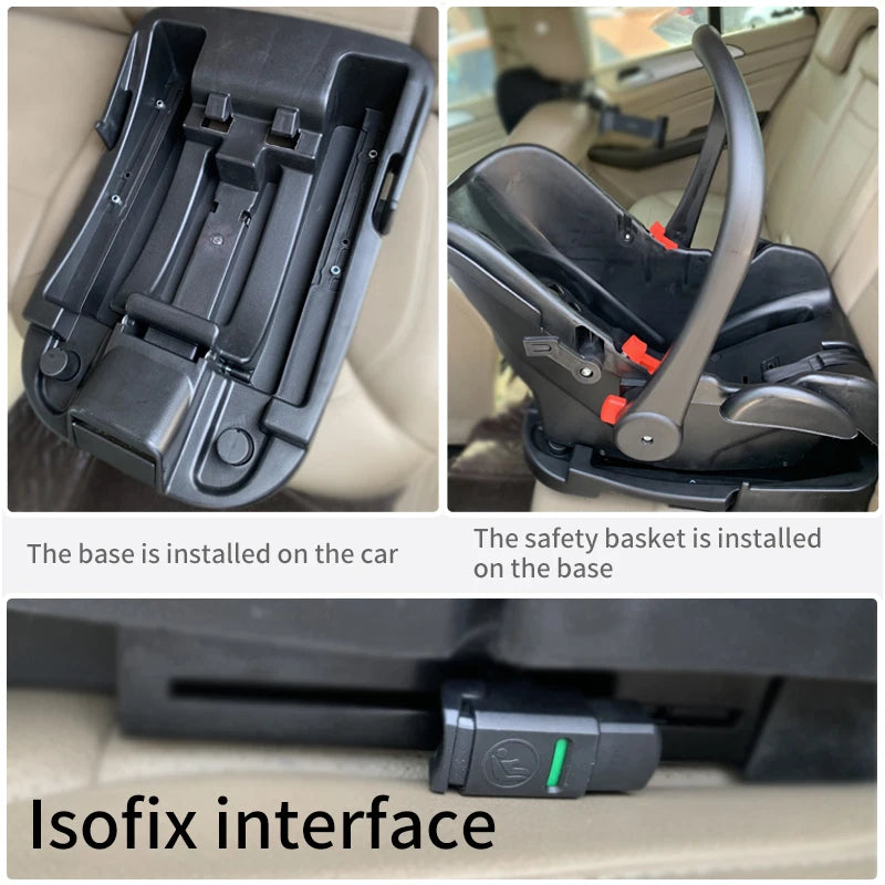 Luxury 3-in-1 Baby Stroller with ISOfix for Newborns
