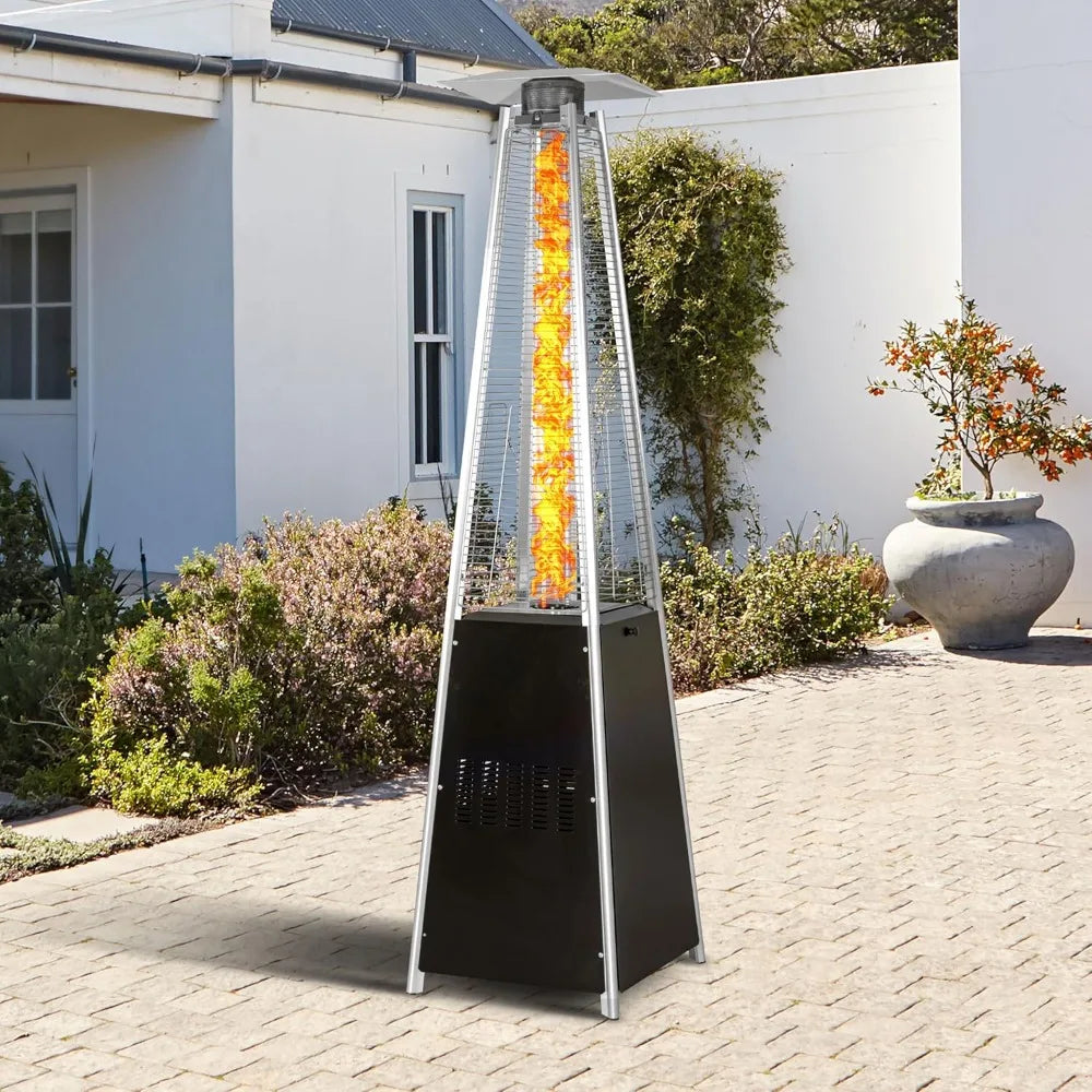 Hign-concerned Outdoor Pyramid Heater 48000 BTU With Wheels