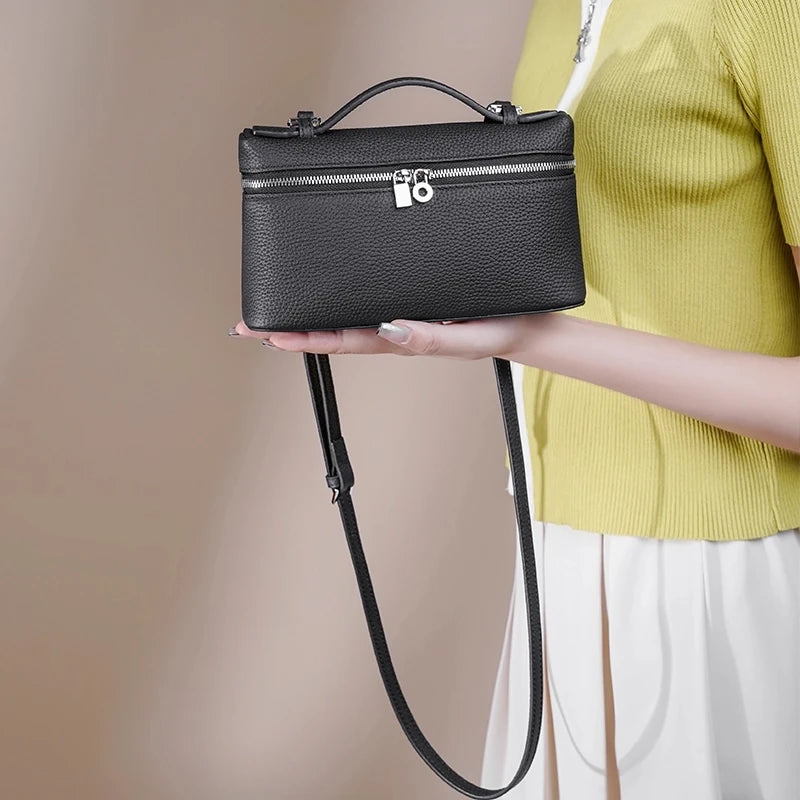 MENDY Leather Crossbody Bag Women Designer Luxury Purse