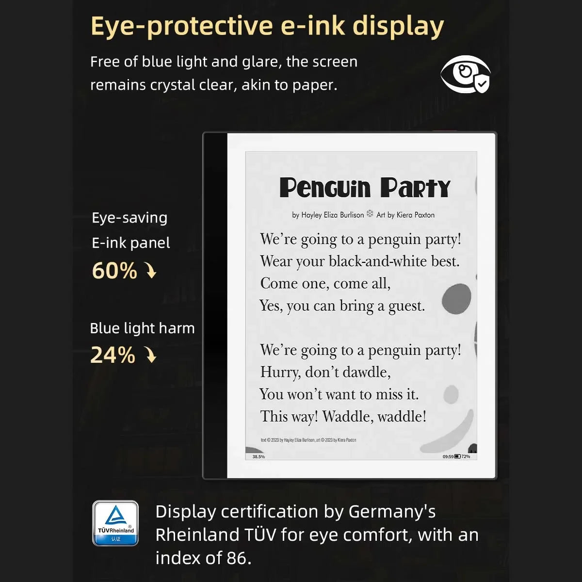 Bigme PocketNote 7 Inch E Ink E-Reader with Backlight