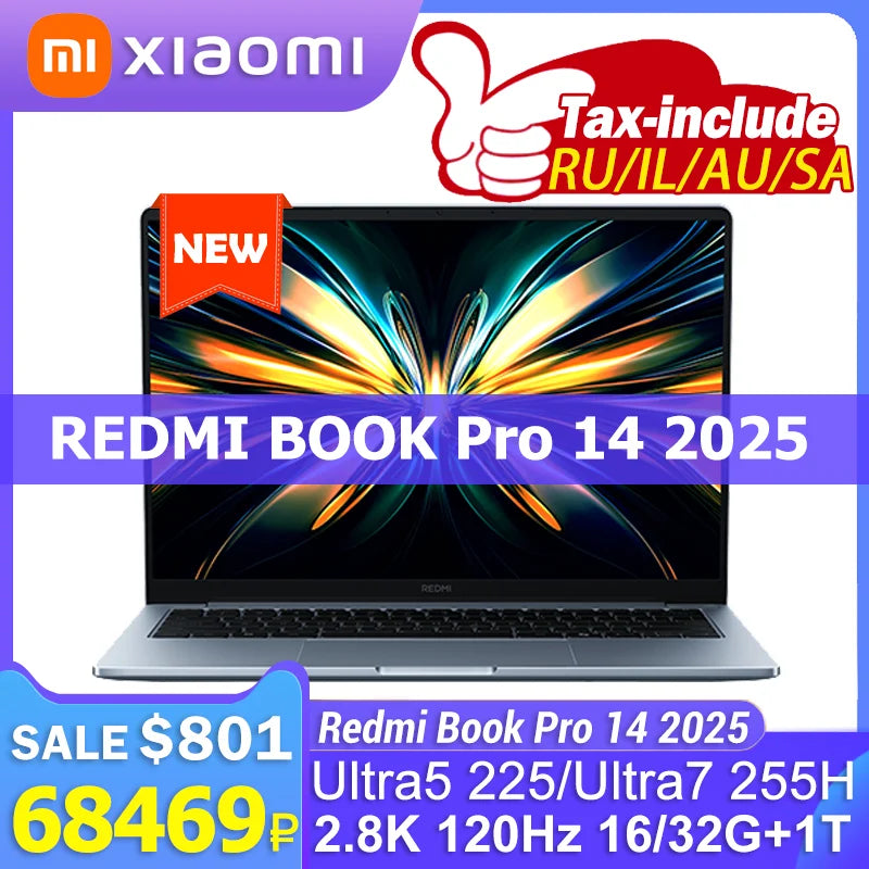 Xiaomi RedmiBook Pro Ultra Intel Core Laptop 120 Hz Display