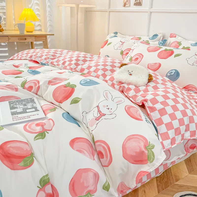 Jiangsu Strawberry Bedding Set Duvet Cover Comforter