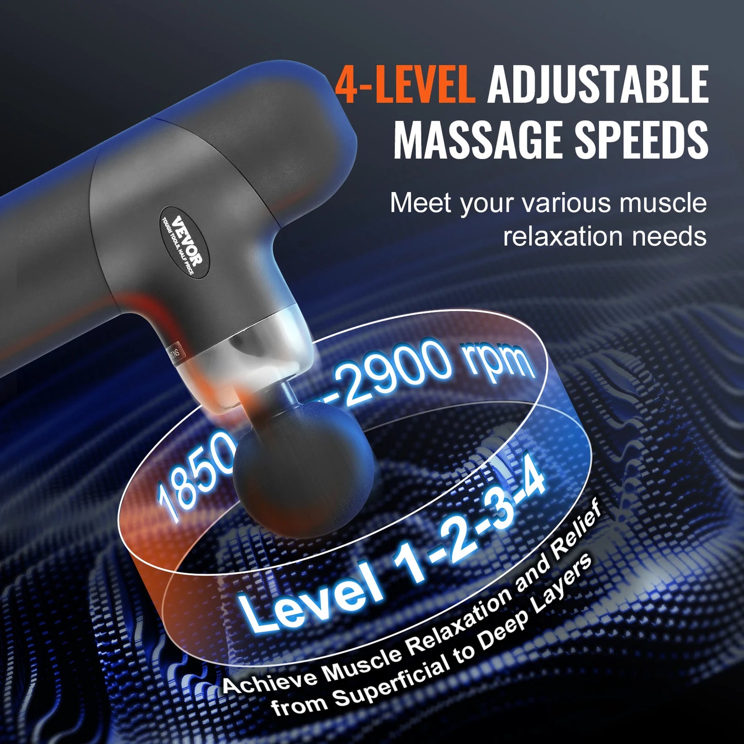 Vevor Mini Massage Gun Deep Tissue Percussion Therapy