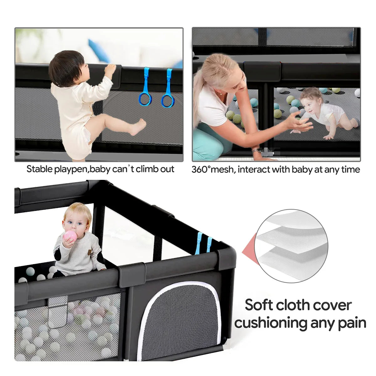 Children's Foam Safety Playpen by NoEnName