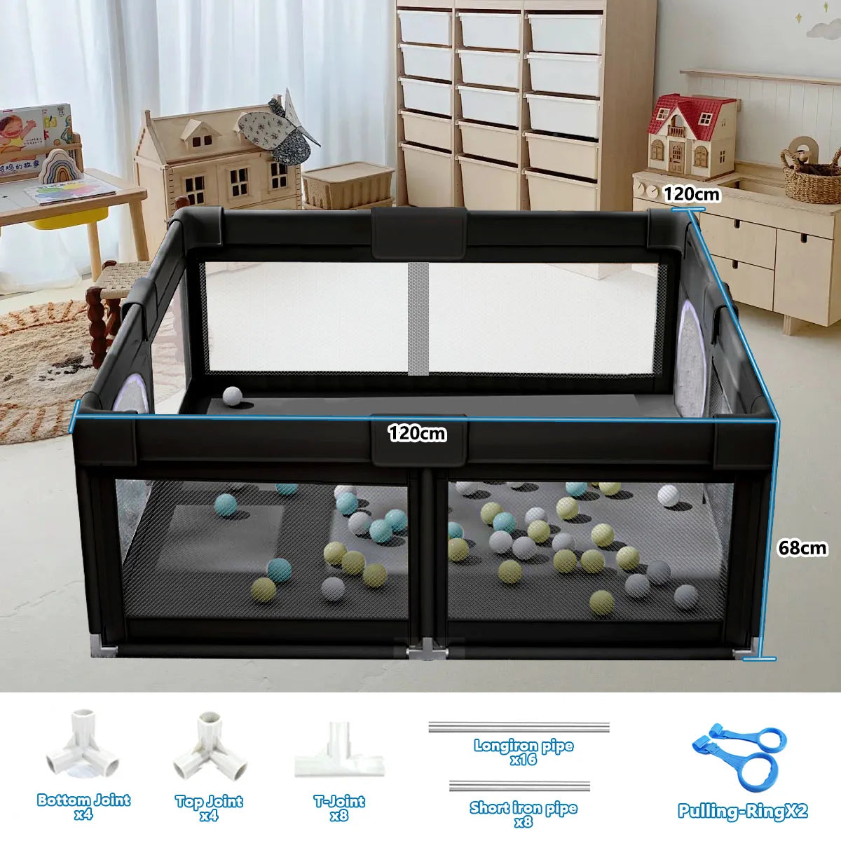 Children's Foam Safety Playpen by NoEnName