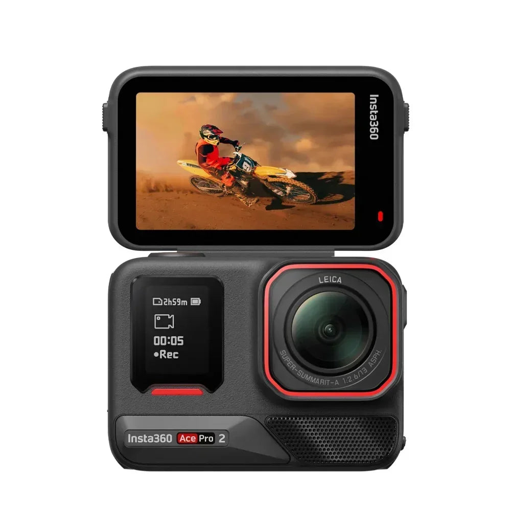 Lapgood Insta360 ACE PRO 2 Action Camera Bundle With Tripod